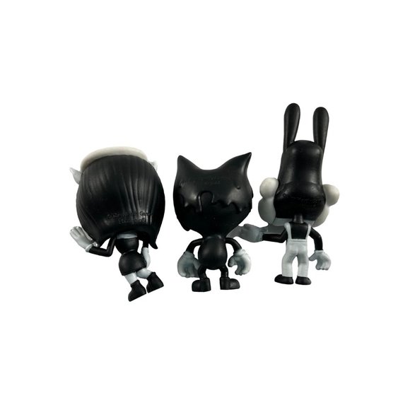 Bendy & Ink Machine Action Figures Boris Alice Cake Toppers Lot of 3 - Picture 2 of 2